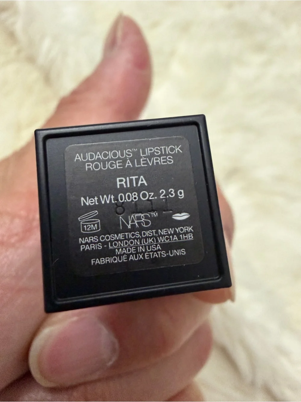 NARS AUDACIOUS Lipstick Rouge A Levers Audace shade Rita